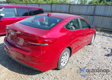 2017 Hyundai Elantra Se from USA, damaged, VIN 5NPD74LF2HH206696
